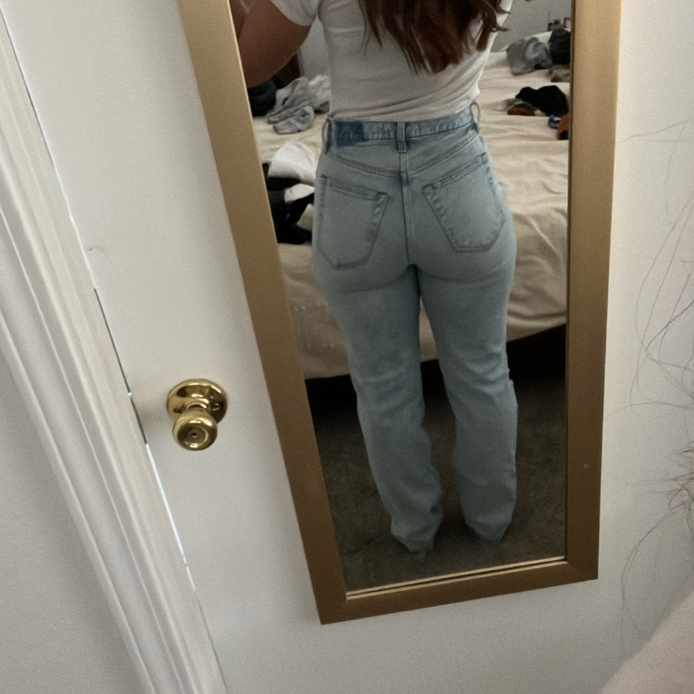 Abercrombie & Fitch 90s straight ultra high Rise Jeans - Picture 2 of 3